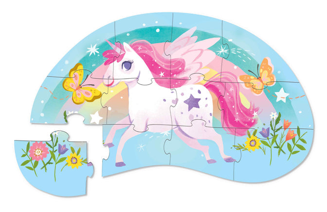 Mini Puzzle 12 pc - Sweet Unicorn by Crocodile Creek