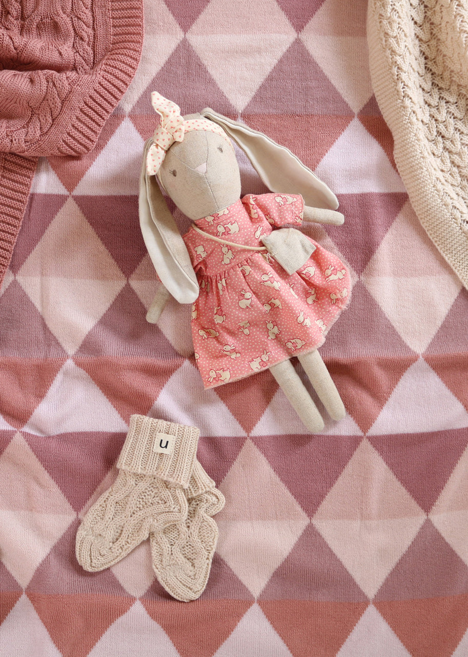 UIMI | Indiana Merino Wool Blanket - Rosewood