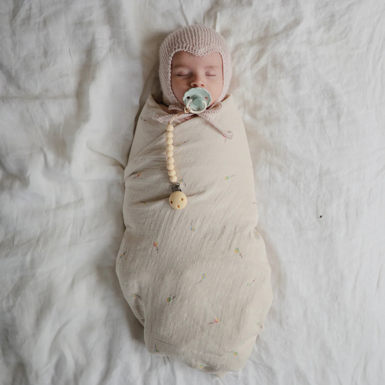 Mushie Silicone Pacifier Clip