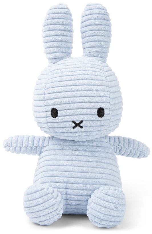Miffy Sitting Corduroy Ice Blue (23cm)