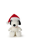 Snoopy Sitting with Christmas Hat