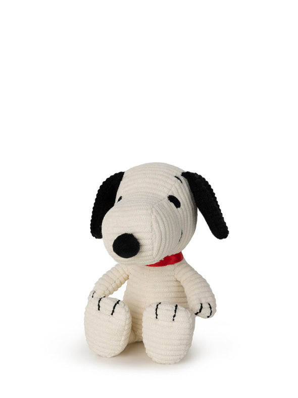 Snoopy Sitting Corduroy Cream