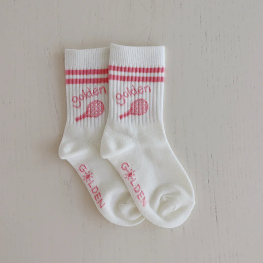 Golden Children Retro Girl Socks Vanilla / Bubblegum