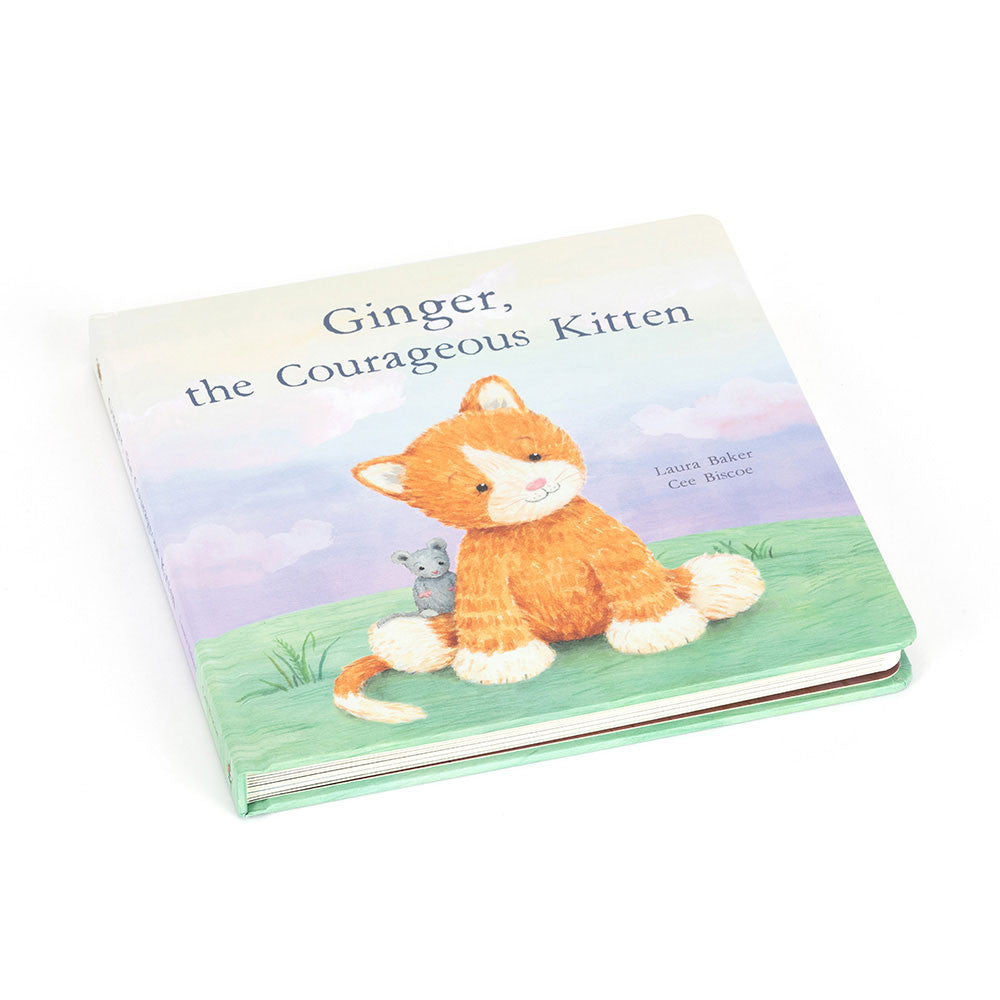 Jellycat - Ginger, The Courageous Kitten Book