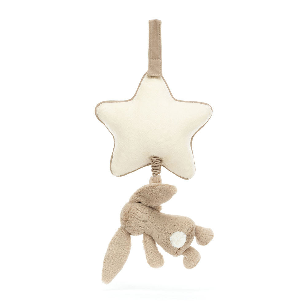 Jellycat Bashful Bunny Beige Musical Pull