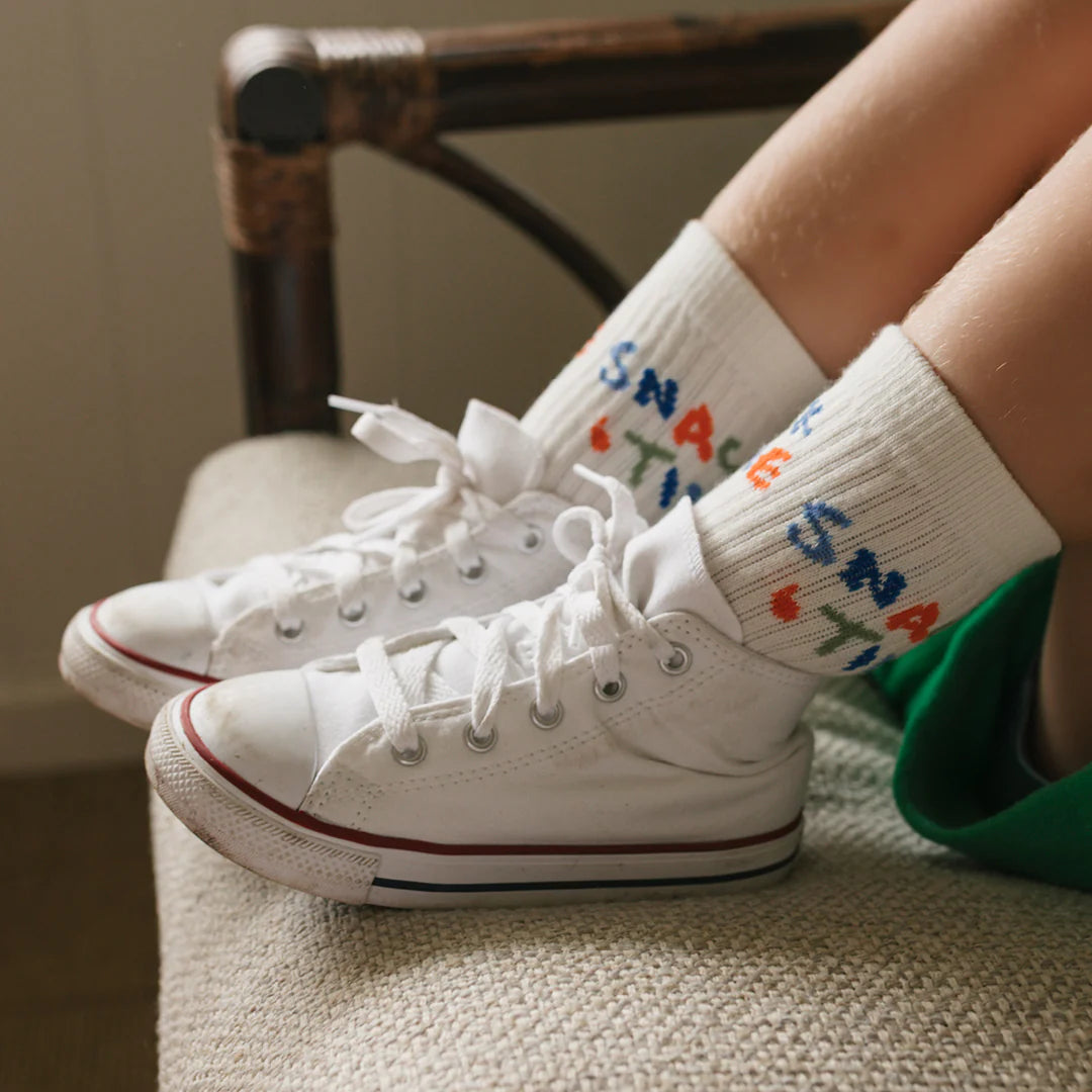 Golden Children Snack Time Socks Vanilla