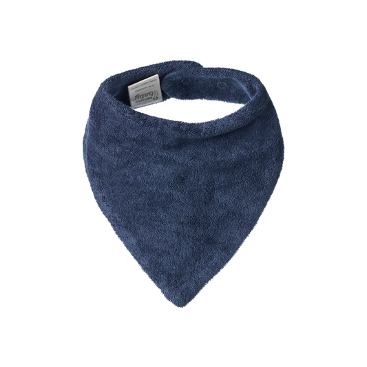 Nature Baby Terry Triangle Bib Vintage Indigo