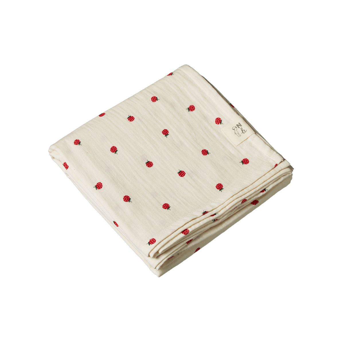 Nature Baby Muslin Wrap Raspberry Print