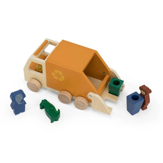 Trixie Wooden Animal Garbage Truck