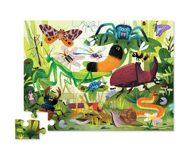Classic Floor Puzzle 36 pc - Backyard Bugs by Crocodile Creek