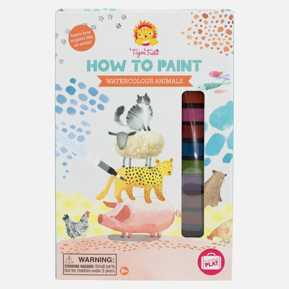 How to Paint - Watercolour Animals by Tiger Tribe