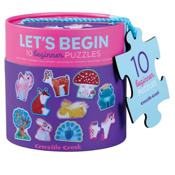 Let's Begin Puzzle (2 pc) - Unicorn by Crocodile Creek