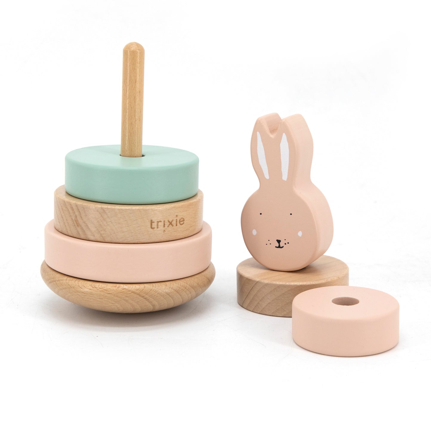 Trixie Wooden Stacking Toy Mrs. Rabbit