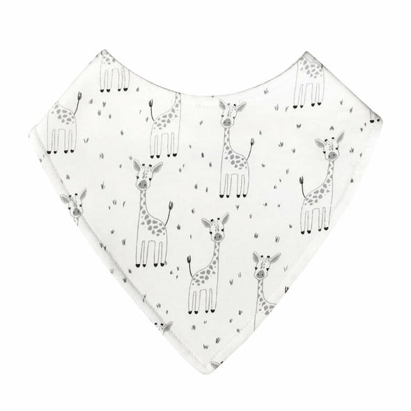 White Giraffe Dribble Bib by Mister Fly