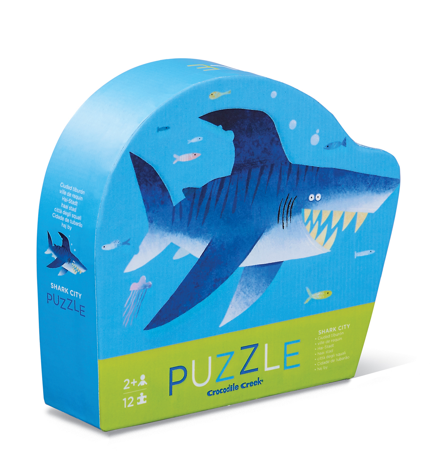 Mini Puzzle 12 pc - Shark City by Crocodile Creek