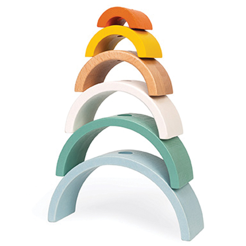 Janod - Cocoon Rainbow Turtle Pull Along