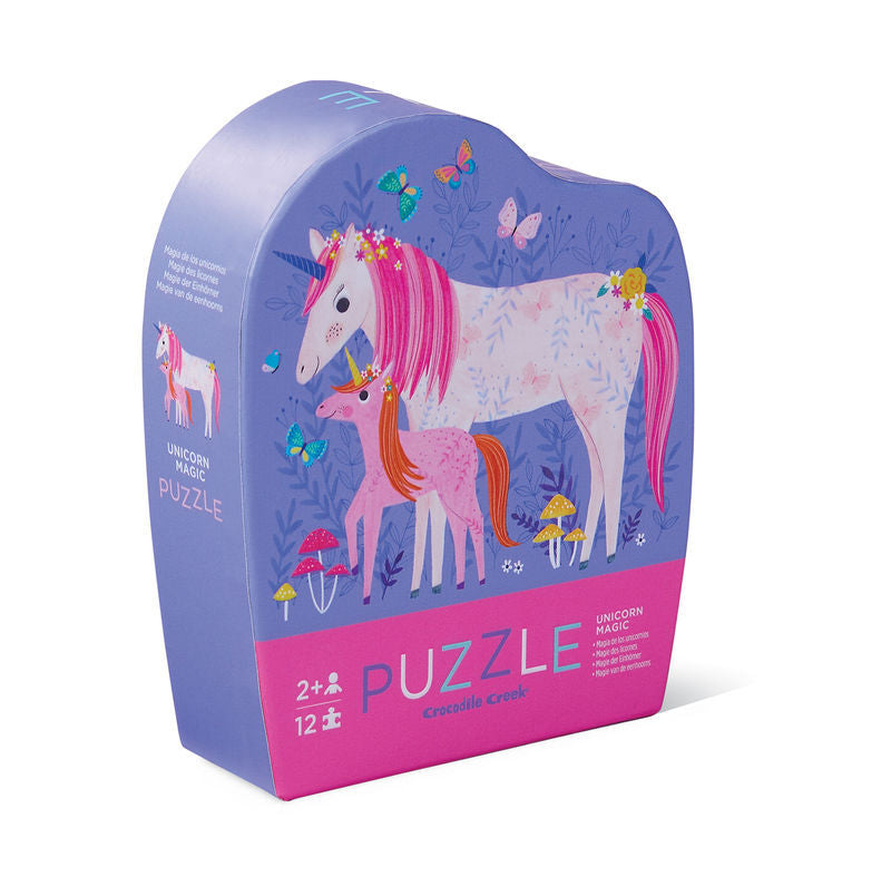Mini Puzzle 12 pc - Unicorn Magic by Crocodile Creek