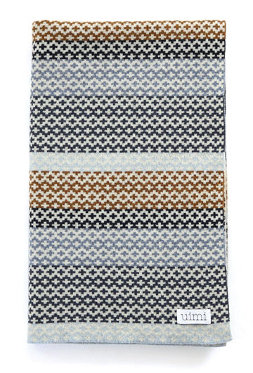 Uimi Isla Blanket - Duck Egg - Merino Wool