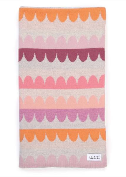 Uimi Molly Blanket - Peony - Merino Wool