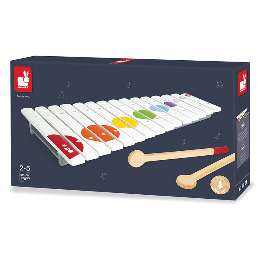 Janod - Confetti Large Wooden Xylophone