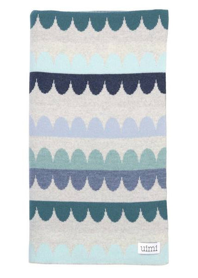 Uimi Molly Blanket - Indigo - Merino Wool